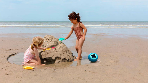 QUUT Zestaw 2 łopatek wielofunkcyjnych z piłeczką Cuppi Banana Blue