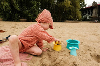 QUUT Zestaw 3 foremek do piasku Wieża Alto Lagoon Green + Banana Blue