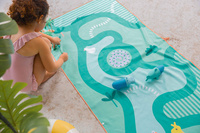 QUUT Dwustronny ręcznik plażowy PlayTowels M (140 x 70cm) Safari