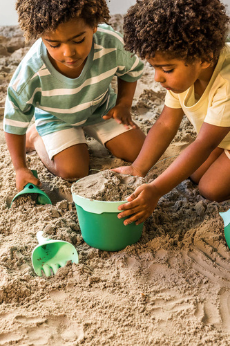 QUUT Zestaw łopatka + grabki Raki Garden Green