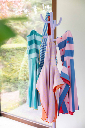 QUUT Dwustronne poncho kąpielowe dla dzieci Lagoon