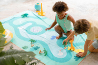 QUUT Dwustronny ręcznik plażowy PlayTowels XL (180 x 180cm) Safari