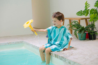 QUUT Dwustronne poncho kąpielowe dla dzieci Lagoon