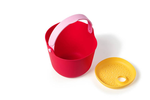 QUUT Wiaderko z sitkiem Bucki Cherry + Banana Pink