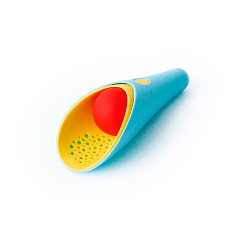 QUUT Zestaw 2 łopatek wielofunkcyjnych z piłeczką Cuppi Banana Blue