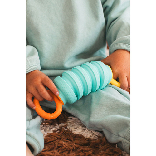 QUUT Rozciągana zabawka sensoryczna Krumples Pully Vintage blue