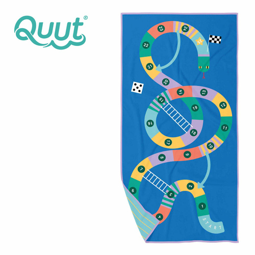 QUUT Dwustronny ręcznik plażowy PlayTowels M (140 x 70cm) Snakes & Ladders