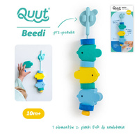 Quut Klocki piankowe do nawlekania do kąpieli Beedi Fish 