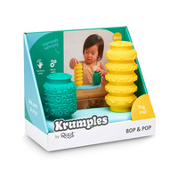 QUUT Zabawka sensoryczna do naciskania Krumples Bop&Pop Lagoon Green
