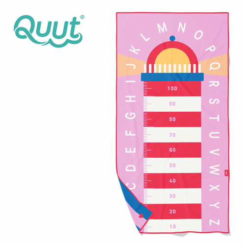 Quut Dwustronny ręcznik plażowy PlayTowels M (140 x 70cm) Lighthouse