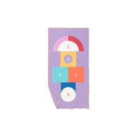 QUUT Dwustronny ręcznik plażowy PlayTowels M (140 x 70cm) Hopscotch
