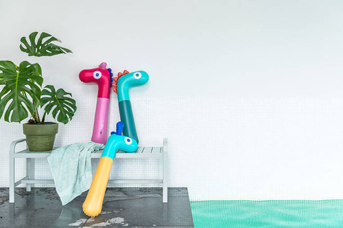 QUUT Dmuchany makaron do pływania Żyrafa