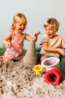 QUUT Zestaw 3 foremek do piasku Wieża Alto Cherry + Banana Pink