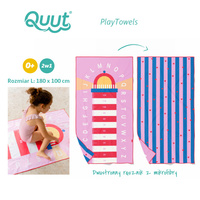 QUUT Dwustronny ręcznik plażowy PlayTowels L (180 x 100cm) Lighthouse Cherry
