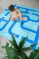 QUUT Dwustronny ręcznik plażowy PlayTowels XL (180 x 180cm) Road