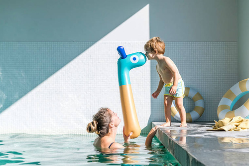 QUUT Dmuchany makaron do pływania Żyrafa