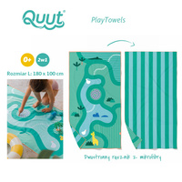 QUUT Dwustronny ręcznik plażowy PlayTowels L (180 x 100cm) Safari