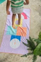 QUUT Dwustronny ręcznik plażowy PlayTowels M (140 x 70cm) Hopscotch