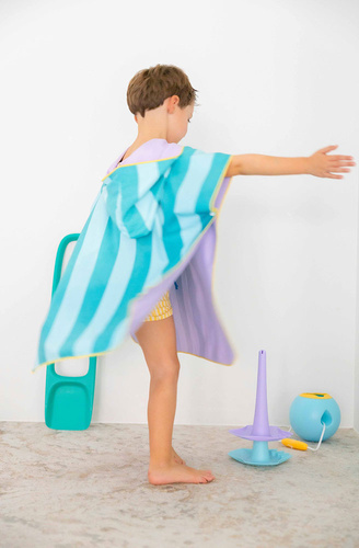 QUUT Dwustronne poncho kąpielowe dla dzieci Lagoon