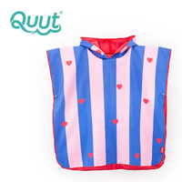 QUUT Dwustronne poncho kąpielowe dla dzieci Cherry Red