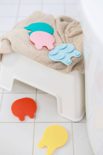 QUUT Przyssawki antypoślizgowe do wanny meduzy Grippi Jellyfish 16 sztuk