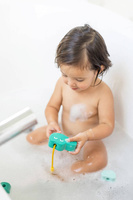 QUUT Klocki piankowe do nawlekania do kąpieli Beedi Croco