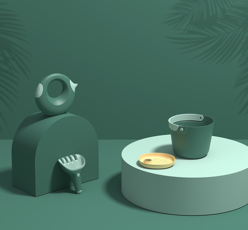 QUUT Wiaderko z sitkiem Bucki Garden Green