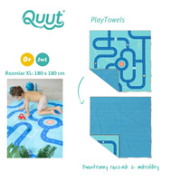 QUUT Dwustronny ręcznik plażowy PlayTowels XL (180 x 180cm) Road