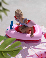 QUUT Dmuchany ponton do pływania dla dzieci Cherry Red