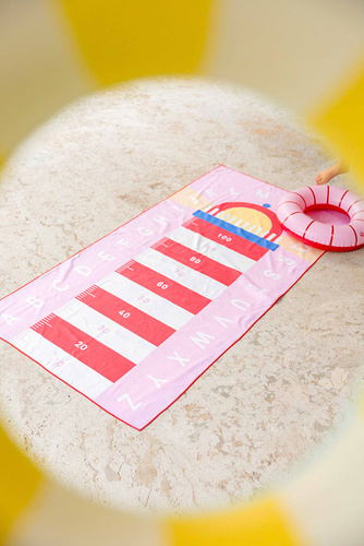 Quut Dwustronny ręcznik plażowy PlayTowels M (140 x 70cm) Lighthouse