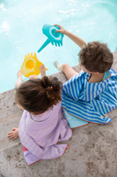 QUUT Dwustronny ręcznik plażowy PlayTowels M (140 x 70cm) Road