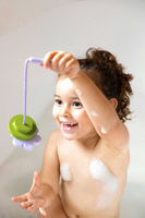 QUUT Zestaw piankowych naklejek do kąpieli z wędką Frog pond