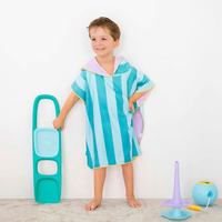 QUUT Dwustronne poncho kąpielowe dla dzieci Lagoon