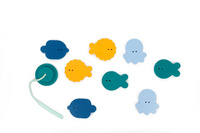 QUUT Zestaw piankowych naklejek do kąpieli z wędką Deep sea