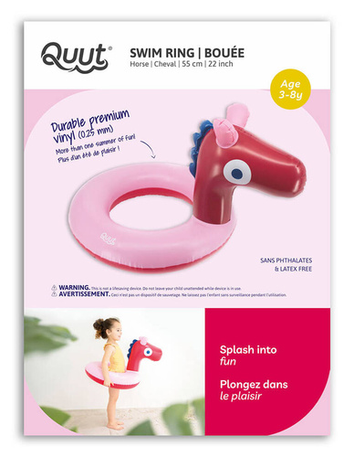 QUUT Kółko do pływania średnie Ø 50 cm Koń