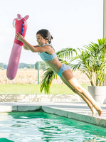 QUUT Dmuchany makaron do pływania Koń