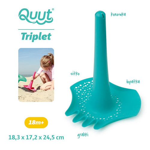 QUUT Łopatka wielofunkcyjna Triplet Lagoon Green