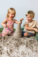 QUUT Zestaw 3 foremek do piasku Wieża Alto Cherry + Banana Pink